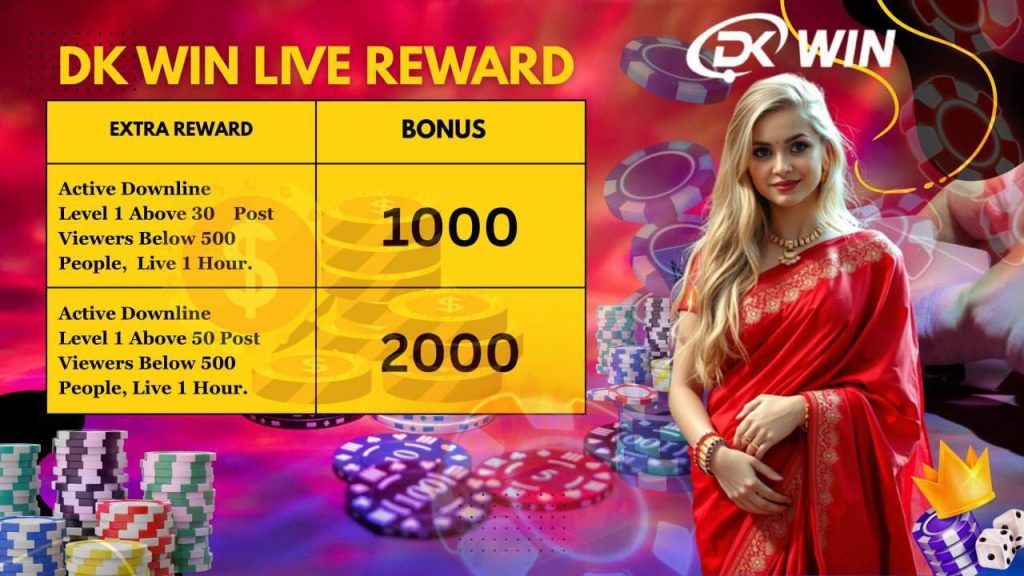 Dk win live rewards